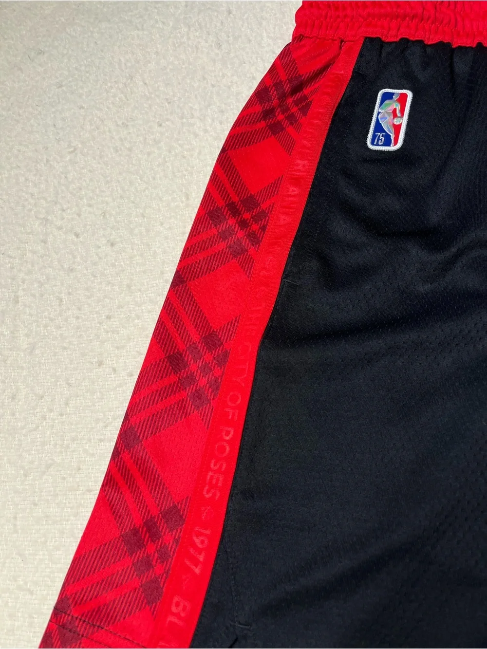 Nike NBA Portland Trail Blazers City Edition 75th Anniversary Shorts Mens M 34